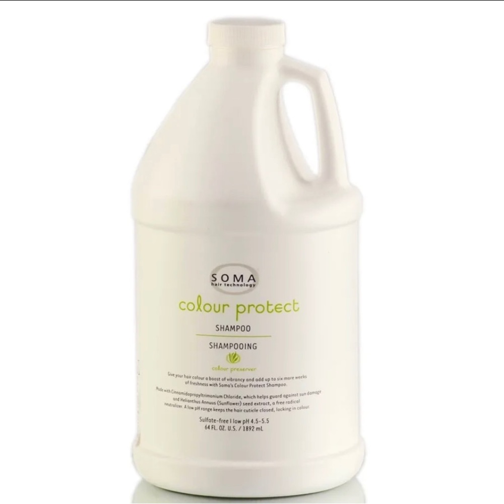NEW Soma Colour Protect Shampoo Hair Scalp,  (64 oz. half gallon)